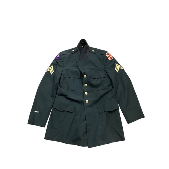 DeRossi & Son Other - US Army Mens Green Dress Uniform Coat Jacket 41L‎ Derossi